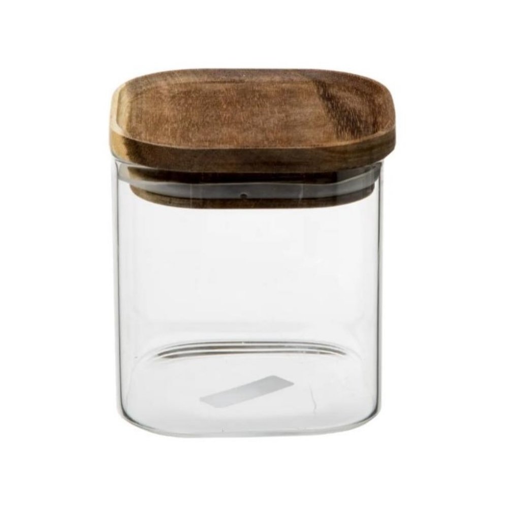 FIVE TEGLA SA HERMETICKIM POKLOPCEM 0,6L STAKLO/DRVO