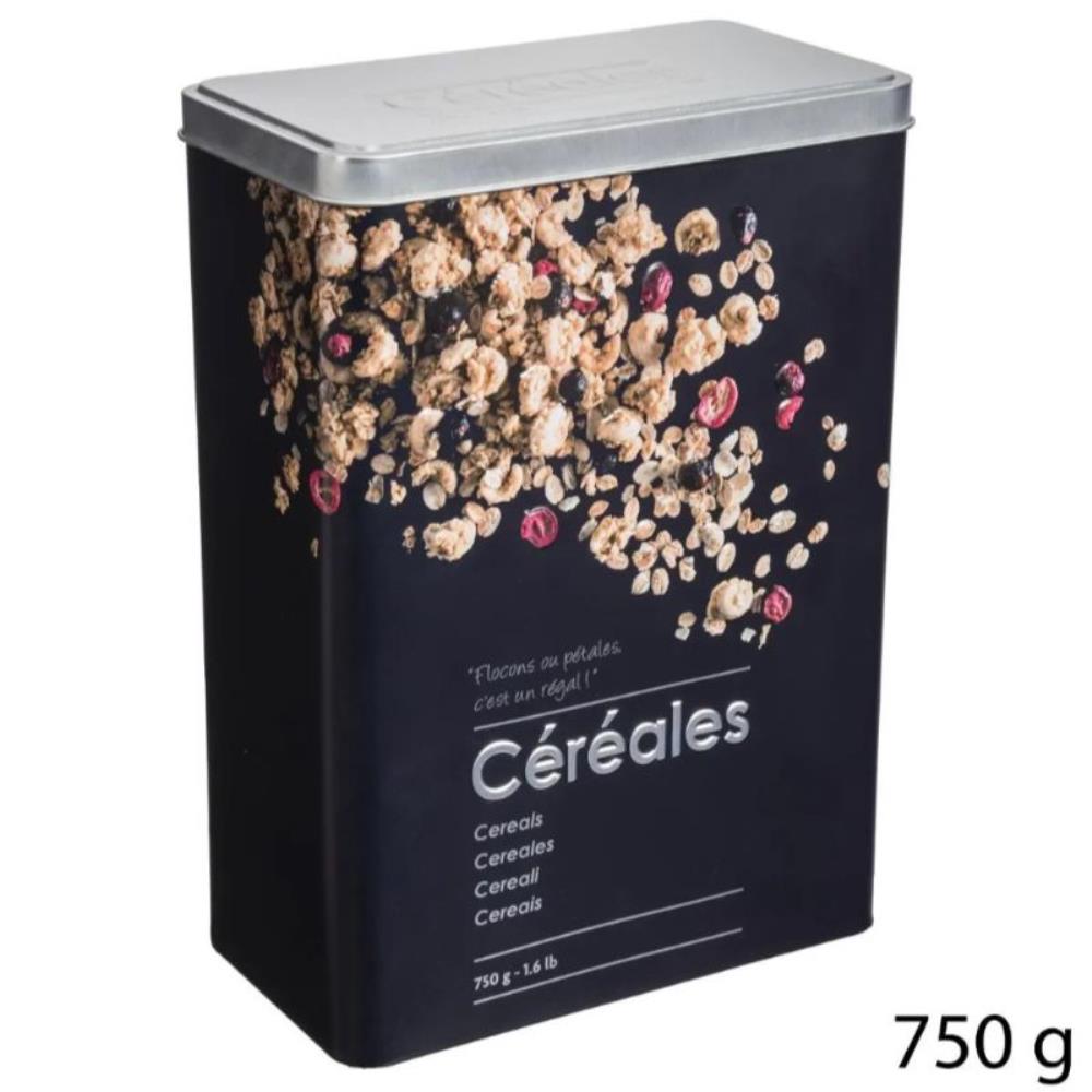 FIVE KUTIJA ZA MUSLI 18X10X24,5CM GVOZDJE/TIN CRNA