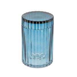 TENDANCE POSUDA ZA VATU 7,8X12CM STAKLO PROVIDNO PLAVA